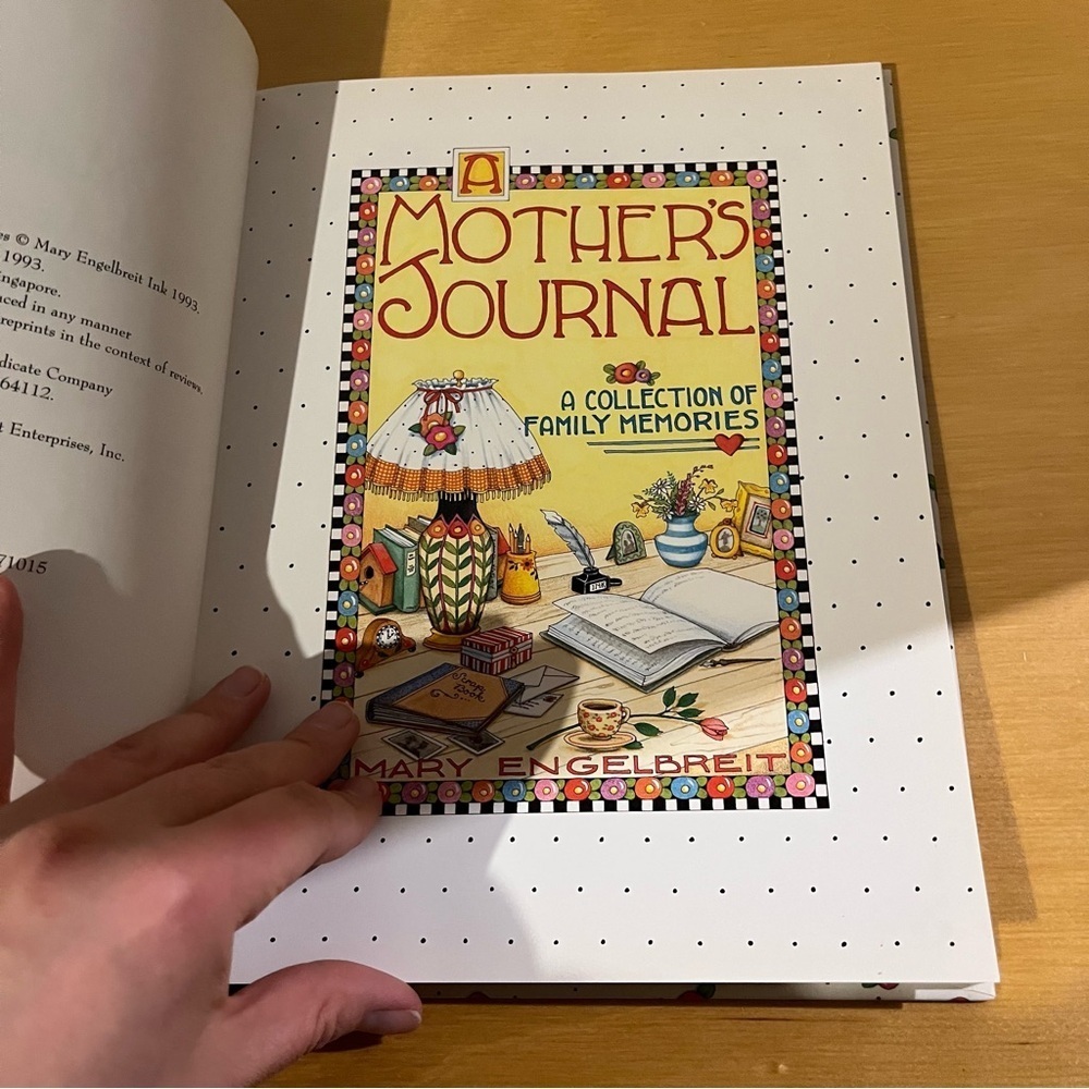 A Mother's Journal: A Collection of Family Memories by Mary Engelbreit NEW 90’s - Picture 4 of 7
